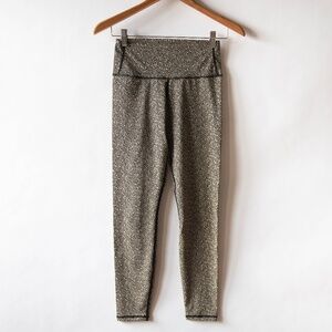 Varley Stretch Leggings Yellow & Black Speckle